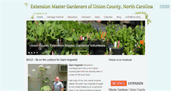 Desktop Screenshot of mastergardenersunioncountync.org